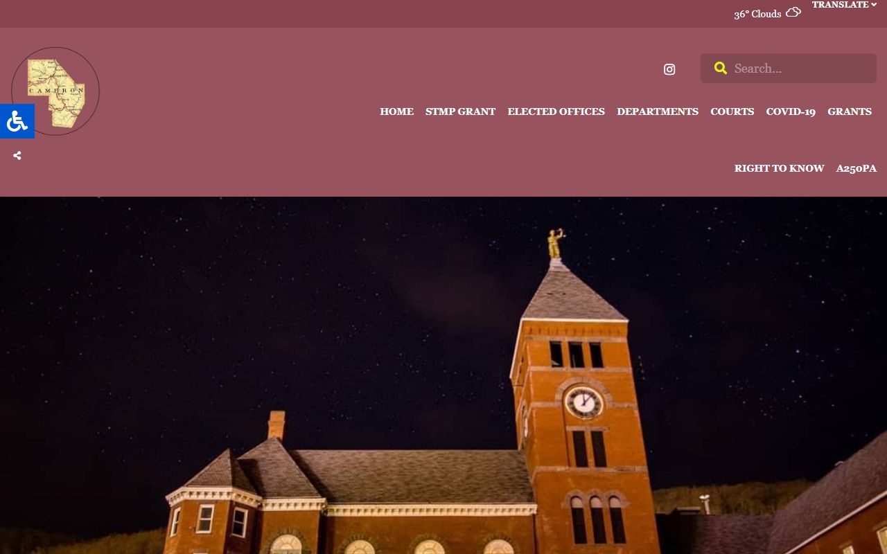 Cameron County courthouse Pennsylvania birth records process