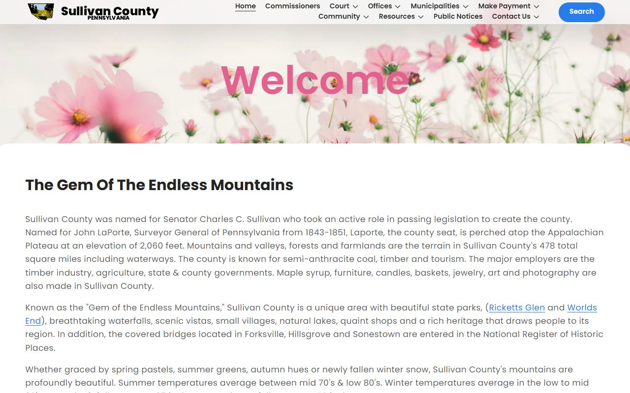 Northampton County courthouse in Easton Pennsylvania, repository for Northampton County birth records at the Register of Wills